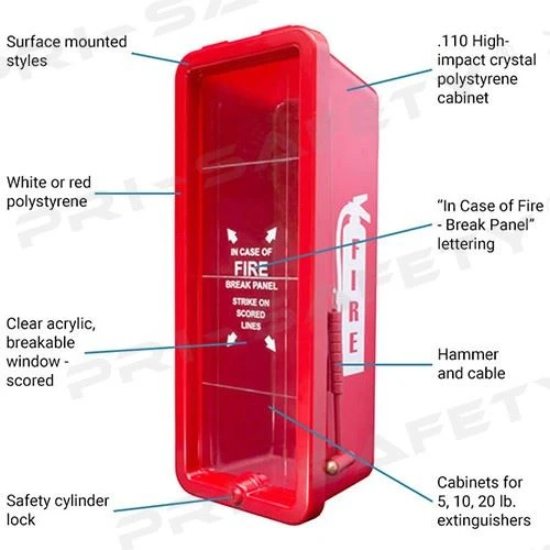 Cato Chief Plastic Cabinet For Fire Extinguisher factory