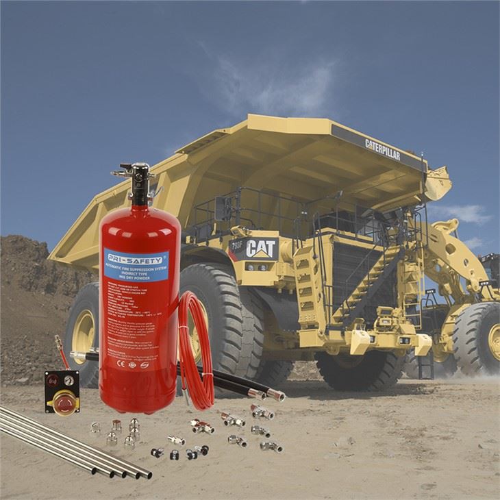 ECE R107 Brandbekämpningssystem för tunga fordon