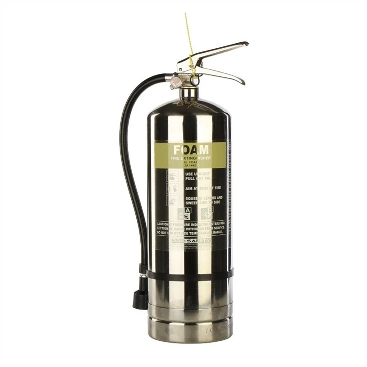 Stainless Steel Fire Extinguishers Filled With Foam Agent