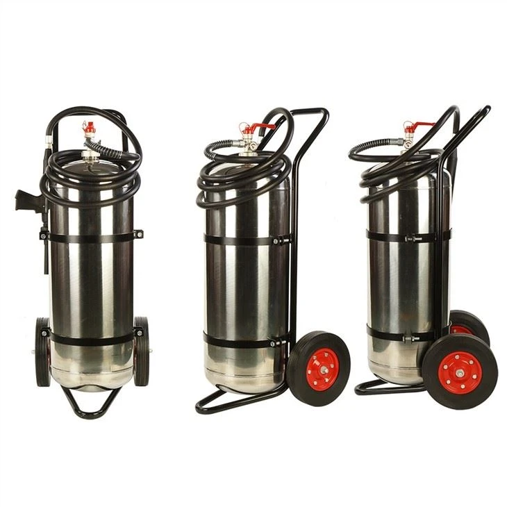 Wheeled Stainless Steel Fire Extinguisher SUS304 Cylinder